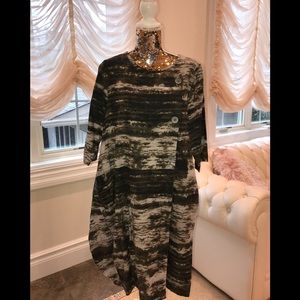 Patrizia Luca Milano camouflage-dress Size Large